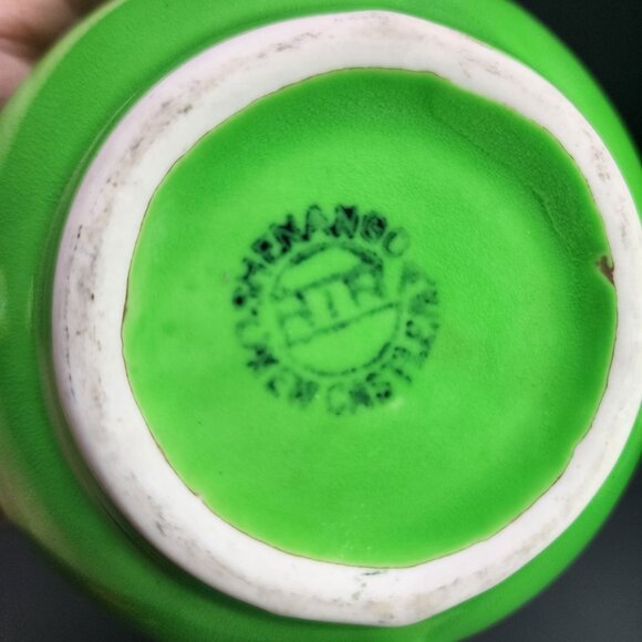 Vtg Shenango China New Castle Teapot Lime Green Restaurantware One Cup Tea Pot - Picture 8 of 10